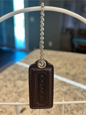 Coach Brown Hangtag 2 inches